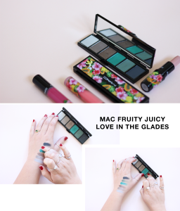 MAC Fruity Juicy Collection swatches - south africa - Love in the glades eyeshadow palette