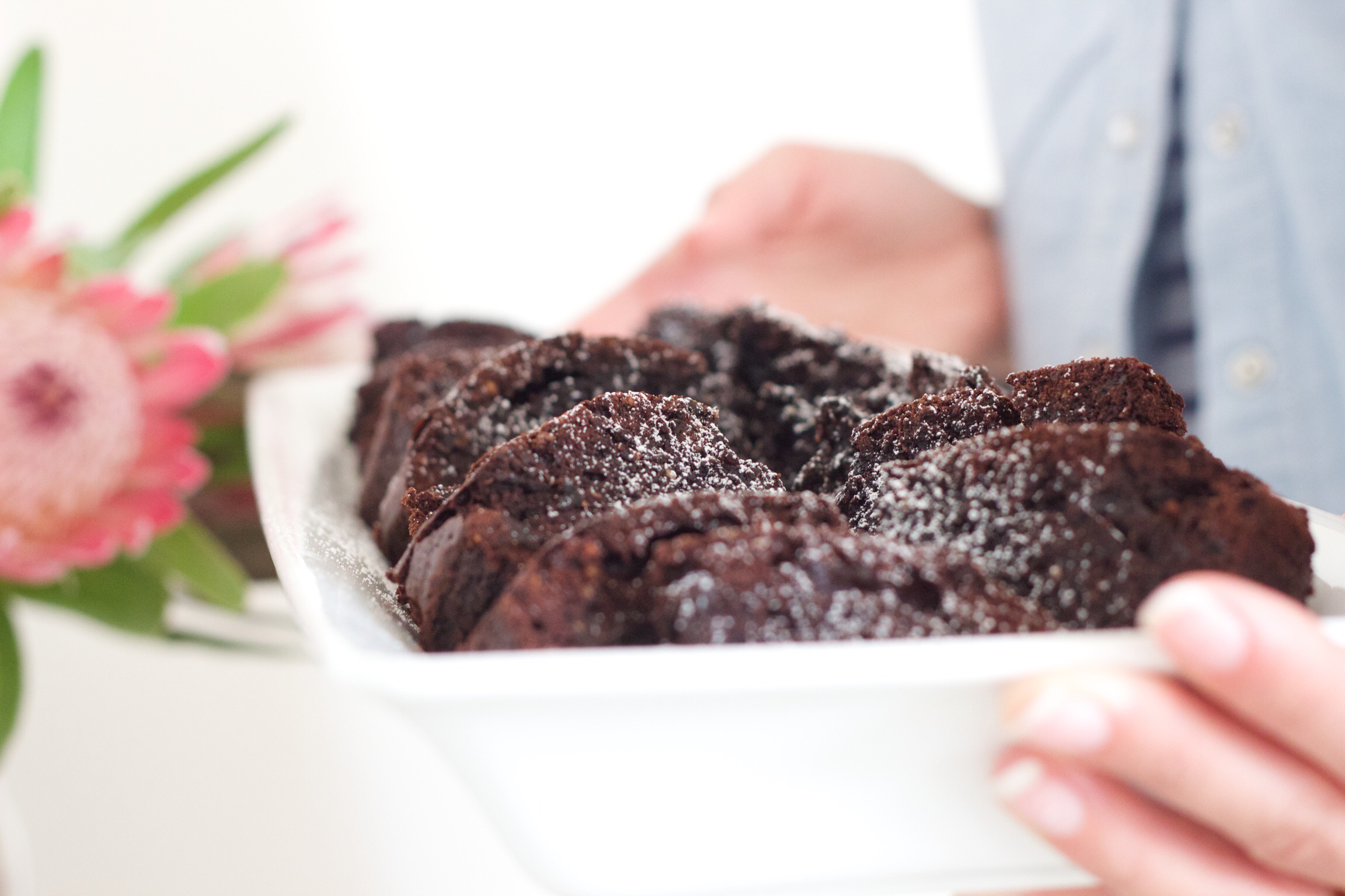 The Best Dark Chocolate Brownies